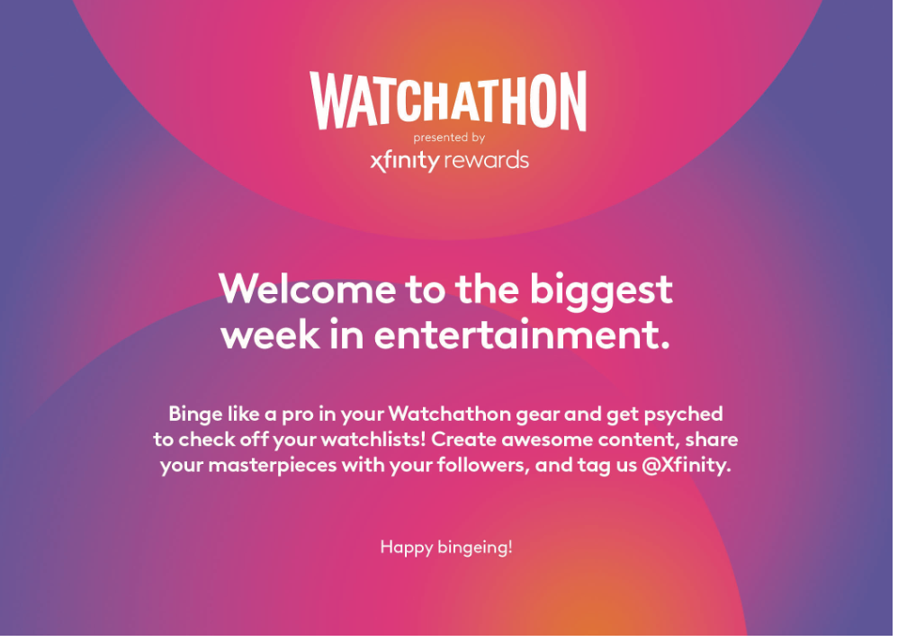 Xfinity Watchathon - Image 2